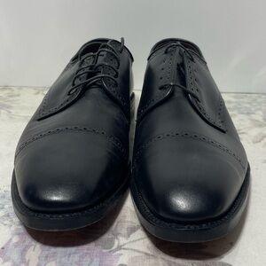 ALLEN EDMONDS Port Washington Black Dress Shoes Mens 10 D bench welt